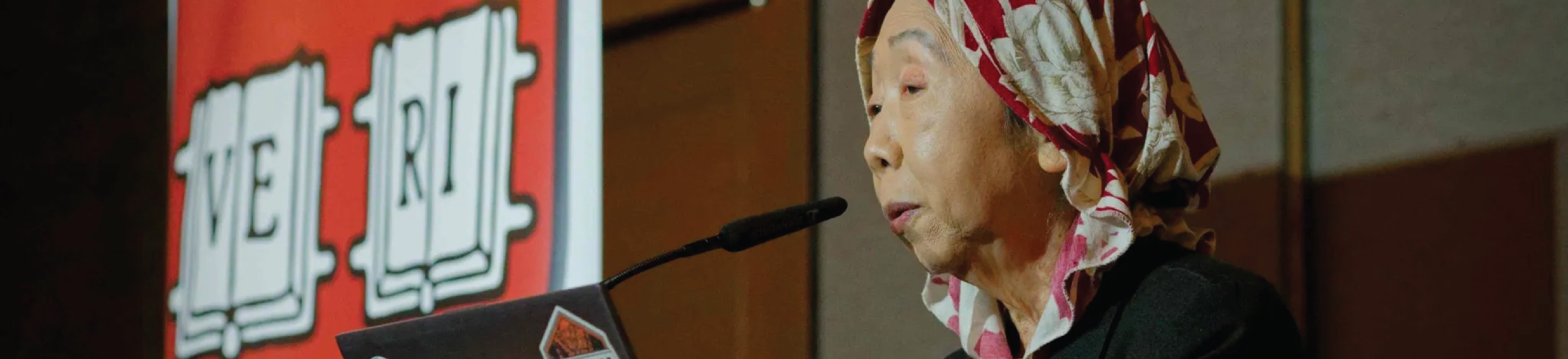 Award Recipient giving speech